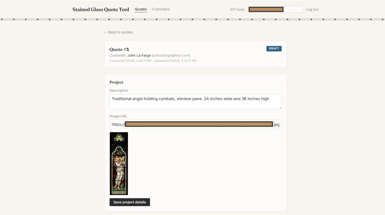 Stained Glass Quote Tool — Photo 1/3
